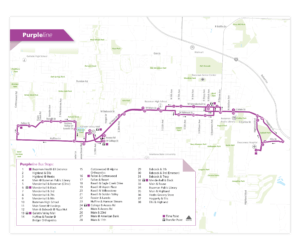 Redesign Streamline 2020 Purple Line map
